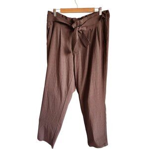 Athleta Brown Tie-Waist Pants